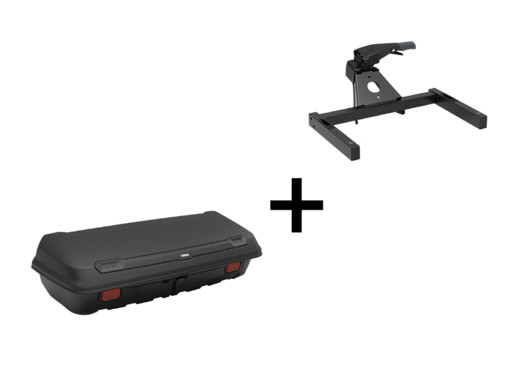 Thule Arcos Black | Maat L | 400 L | Bagagebox trekhaak + platform | Basis bundel