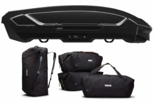 Thule Motion 3 M Black Glossy + Thule GoPack tassenset