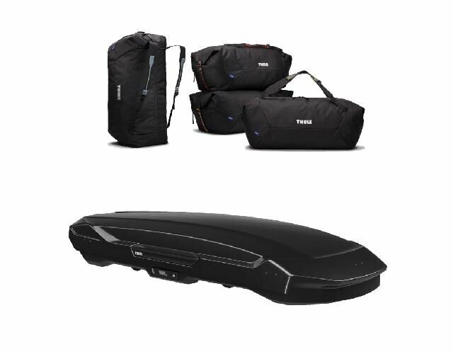 Thule Motion 3 XXL Low Black Glossy + Thule GoPack tassenset