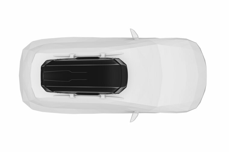 Thule Motion 3 XXL Low Black Glossy + Thule GoPack tassenset - Afbeelding 4